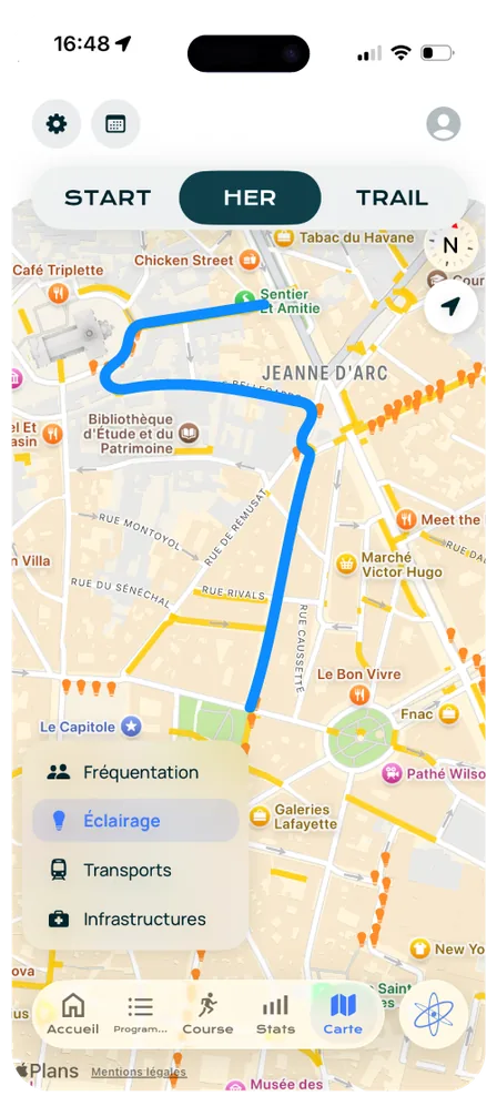 Carte HER
